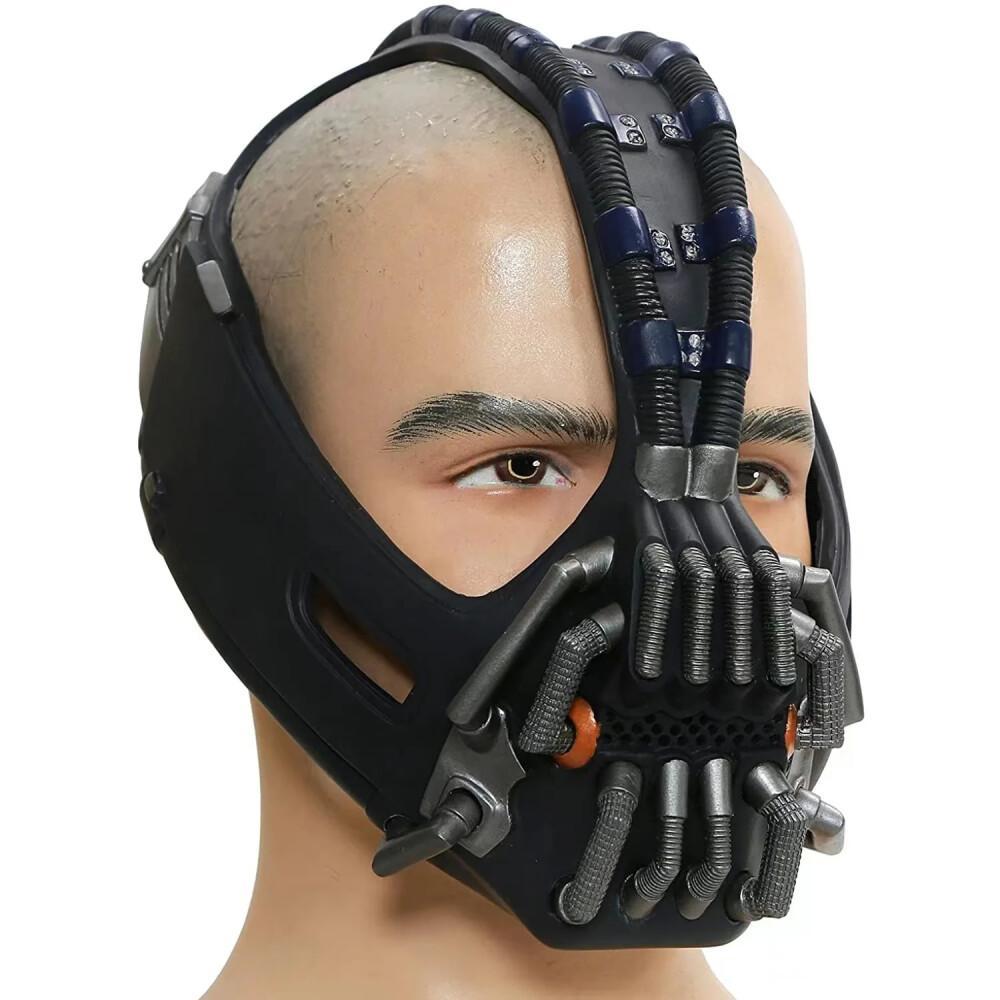 Skull Cap Helmet Liner - Korku Kostümü Kara Şövalye Bane Lateks