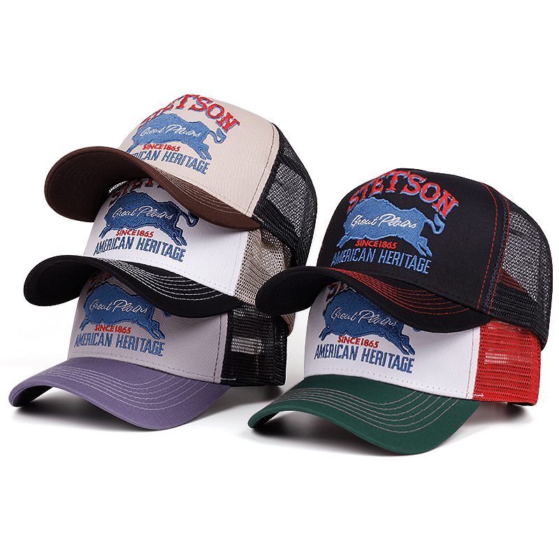 Trucker Cap Mesh - 2025 Kişiselleştirilmiş Yeni Kamyon Şapkası STETSON