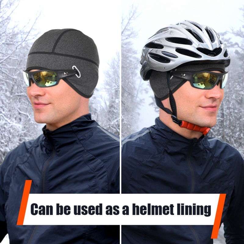 Skull Cap Helmet Liner - Kış Bisiklet Sürme Sıcak Bere MTB