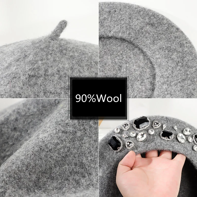 Fransız Bere Kalın Yapay Elmas - Beret French Wool incelemesi ve fiyatı