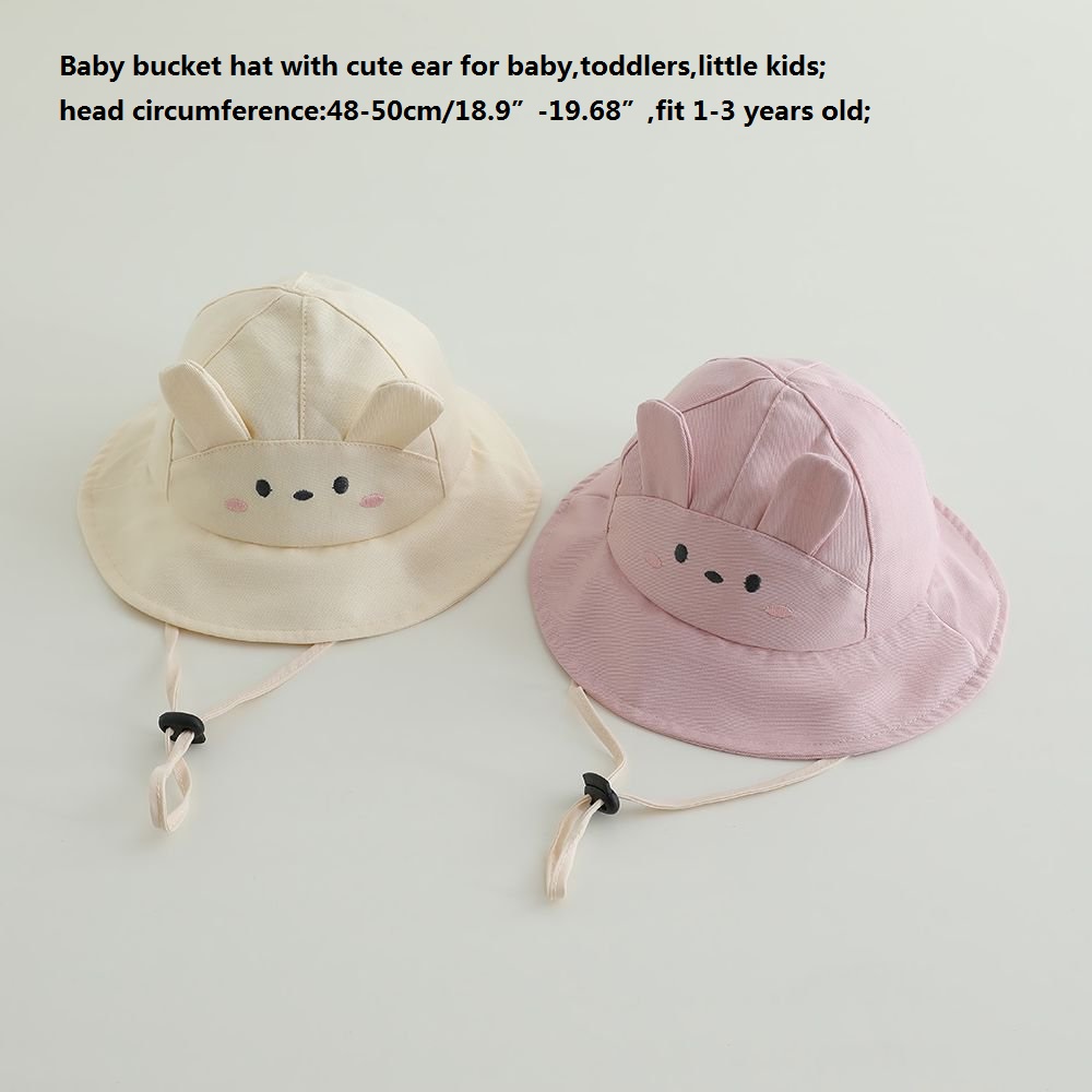 Bebek Kız Güneş Şapkası 48-50c - Bucket Hat Cotton incelemesi ve fiyatı